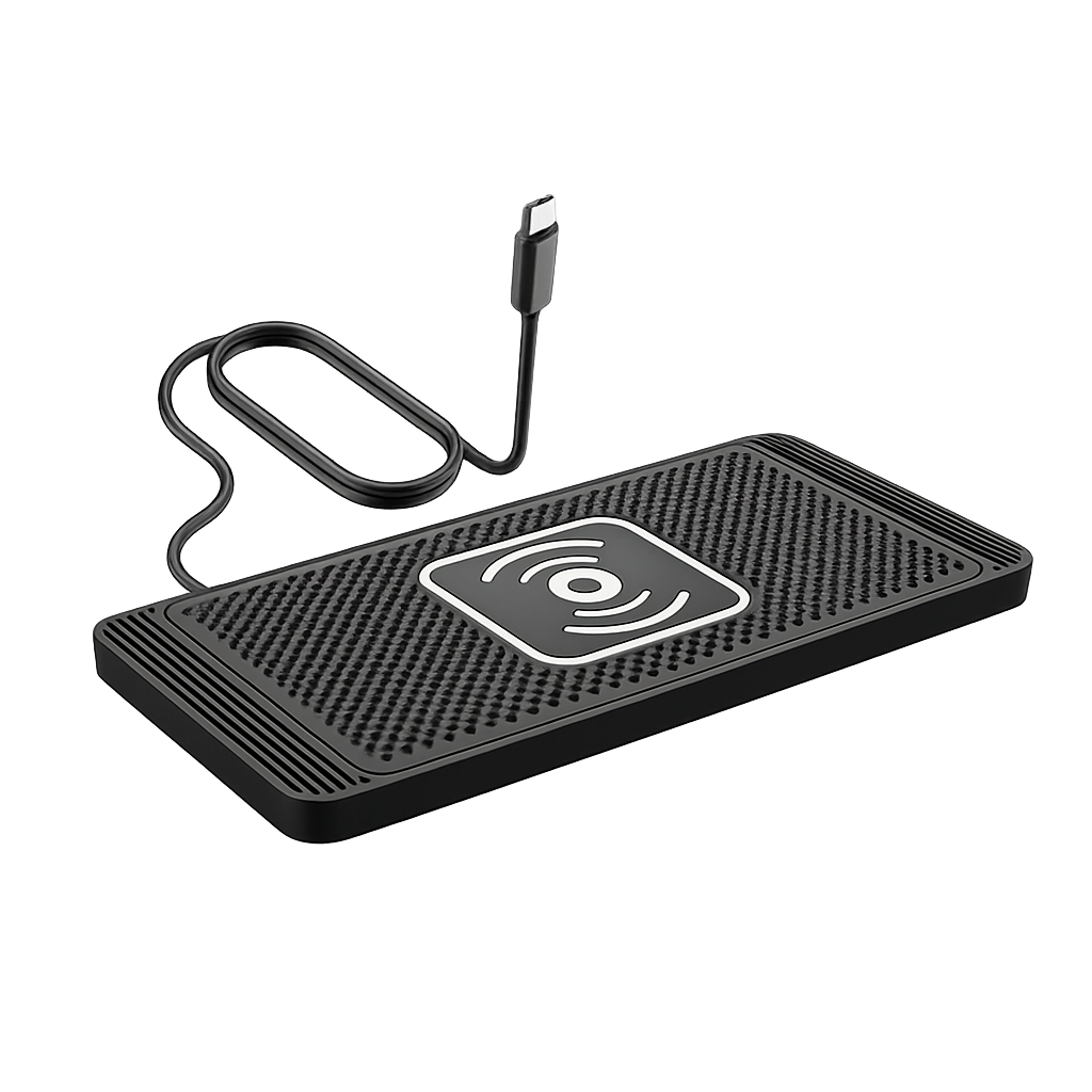 Car Wireless Charger for Iphone 16 15 15 Pro Max 14 13 12 X Samsung S24 S23 Wireless Car Charger Silicone Pad Stand Fast Charger